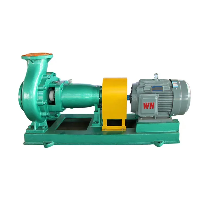 IHF Series Electric High-Pressure Fluoroplastic Chemical Centrifugal Pump 75kw Single-Stage Pump Drinking Water Treatment OEM