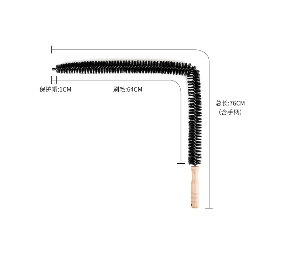 Sell Well New Type Kitchen Spin Brush For Washing Machine Inner Wall Pipe Kitchen Cleaning Brush
