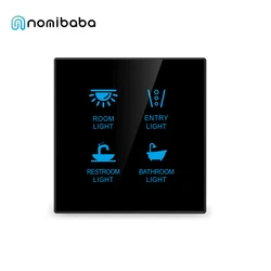 Wireless 60 lights Larkkey Life Remote smart wifi zigbee wall touch switch