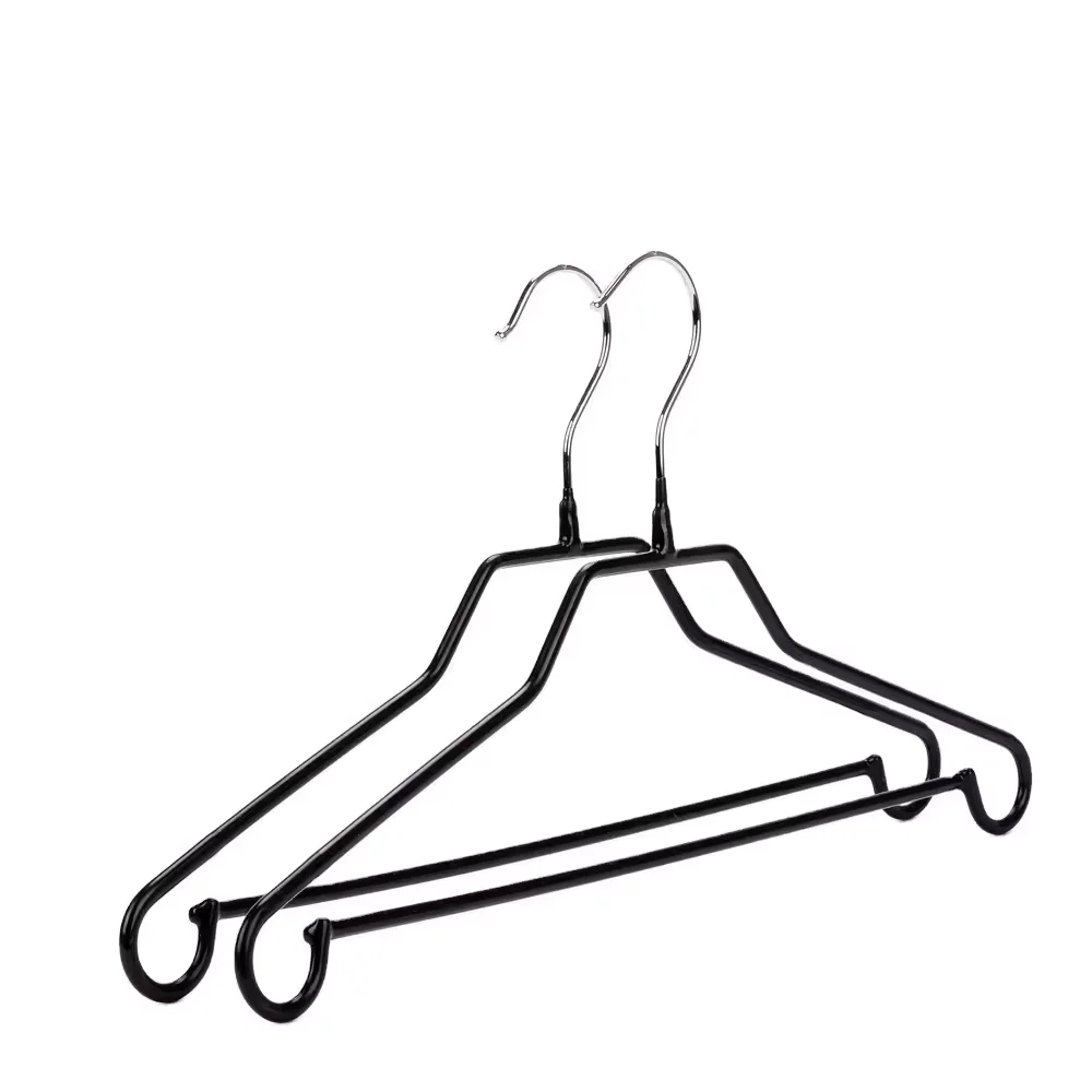 Deluxe Wire Hanger in Bulk Anti-slip PVC Metal Wire Hanger Machine for Cloths