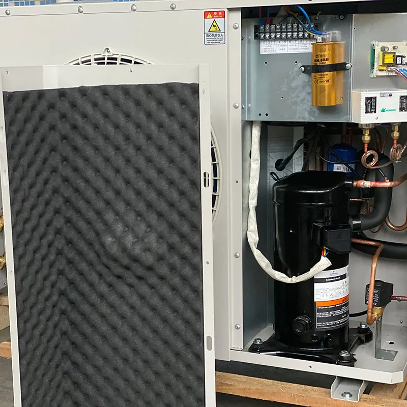 Quality 1 year warranty 380V condensing unit for cold room storage 4HP ZSI11KQE scroll  condensation freezer cold room uni