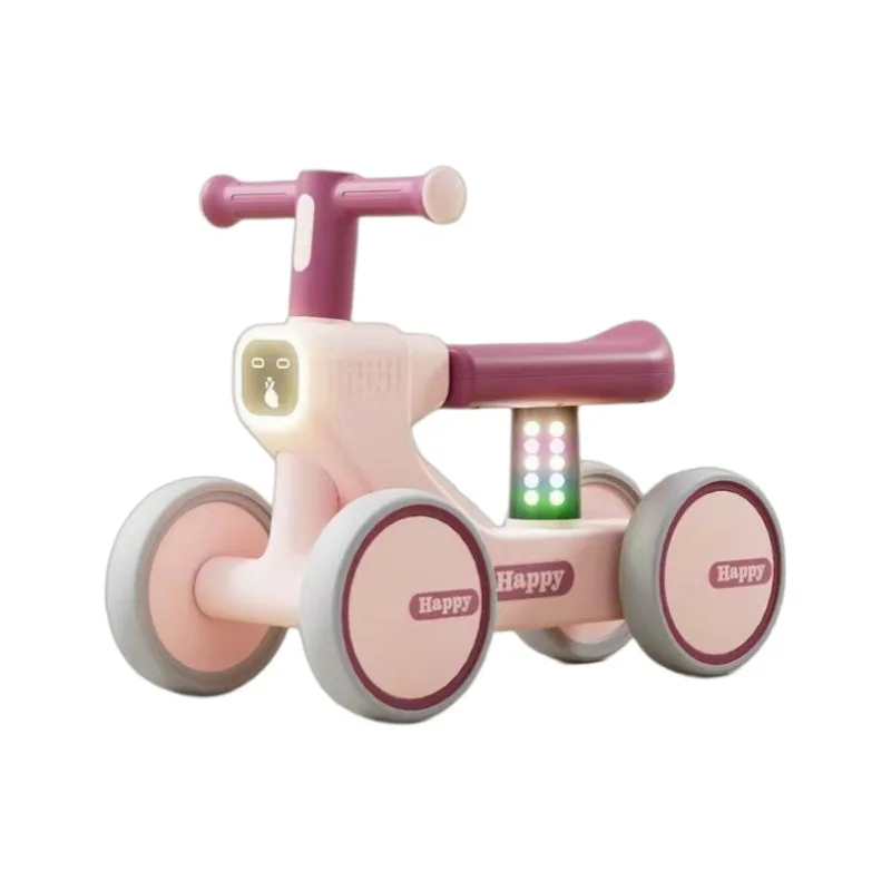 wholesale Scooter children 1-3 years old four-wheel scooter anti-rollover toy car for boys and girls ride on car