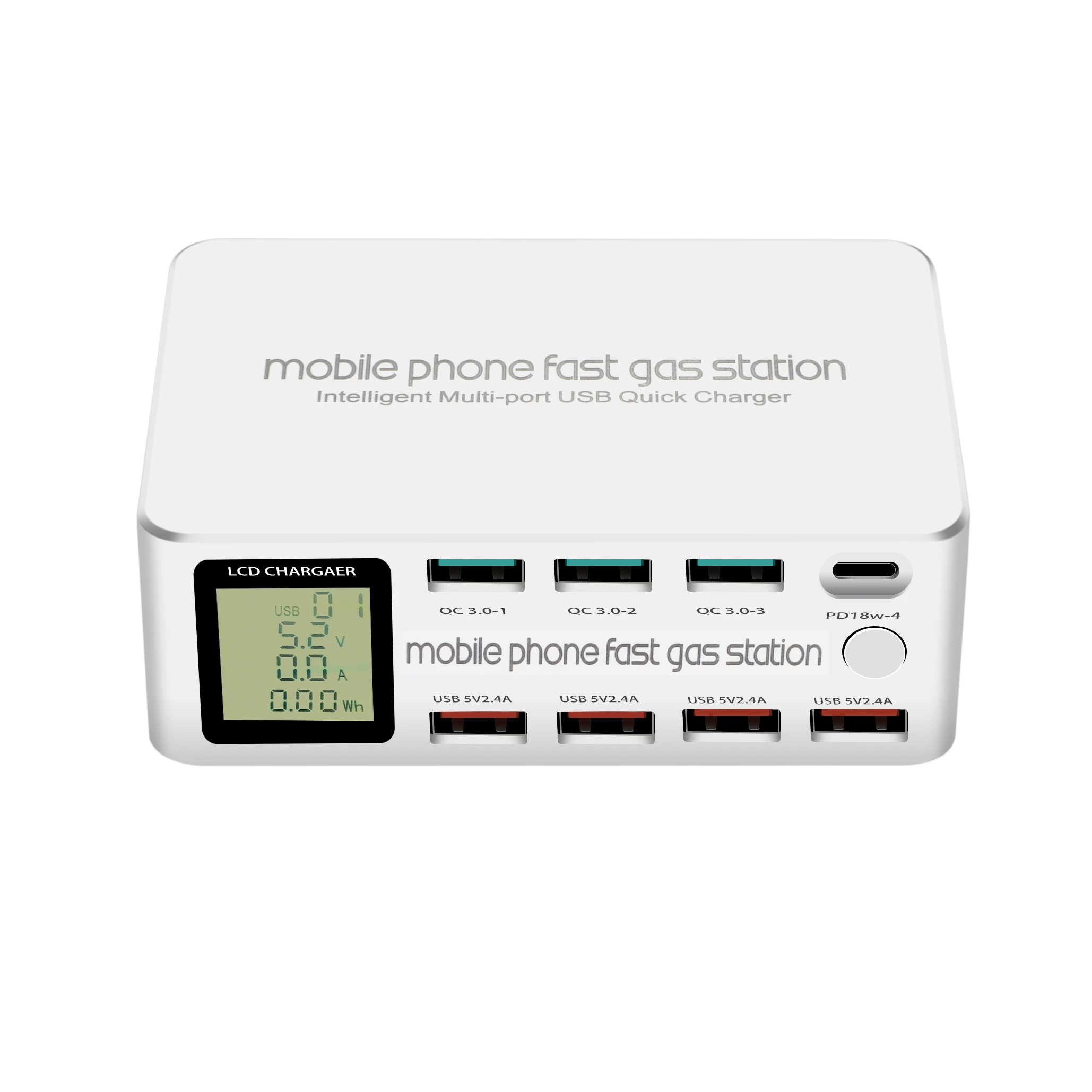 Quick Charge 3.0 USB Charger 100W Type C PD Fast Phone Charger 8 Ports For iphone 14 For Samsung Galaxy top selling products