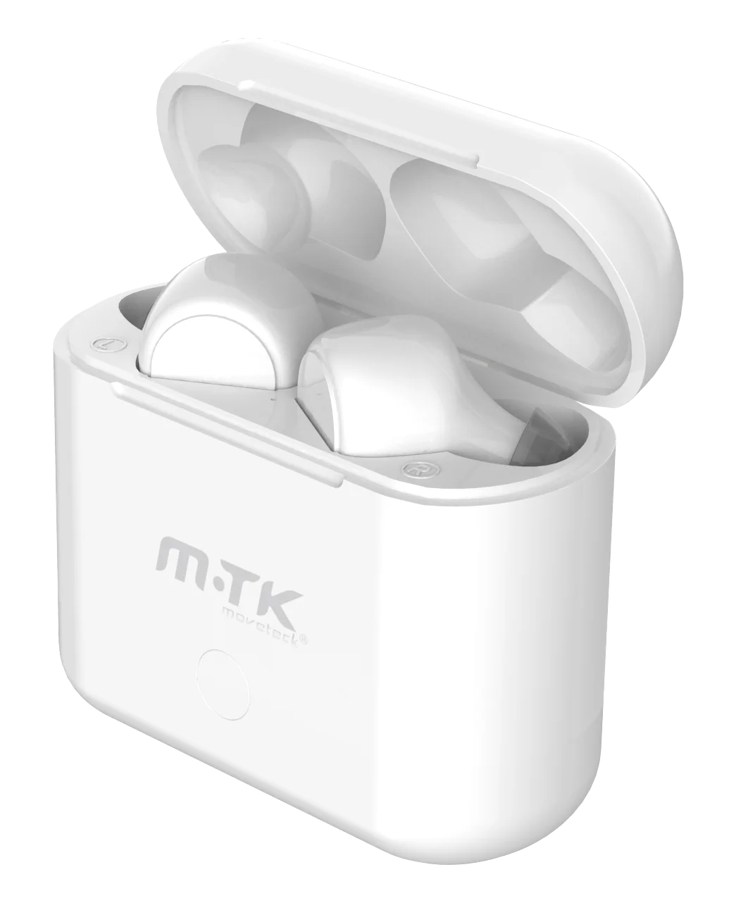 
Wireless dual speaker replacement earbuds soft earbuds earphones with charging case 