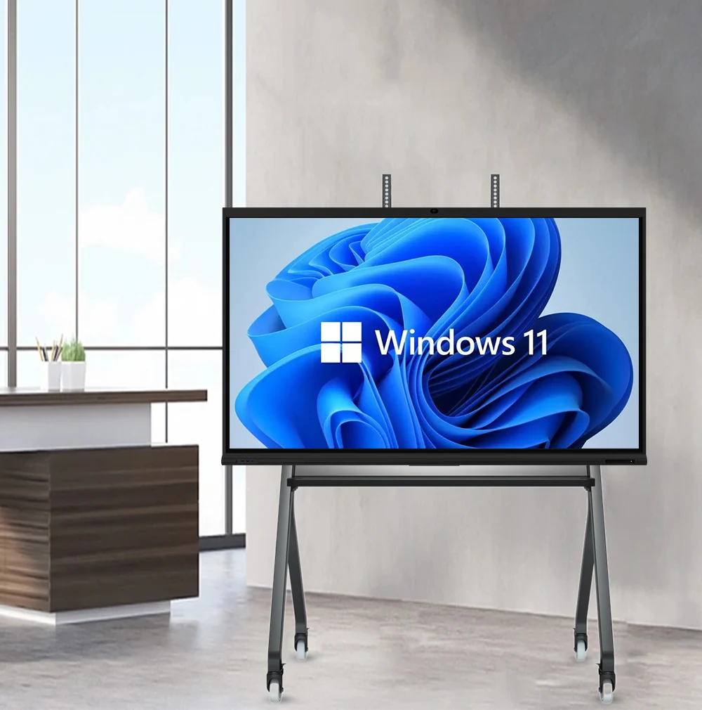 High Resolution Wireless Projection Screen Smart TV digital panel for  conference Electronic interactive whiteboard