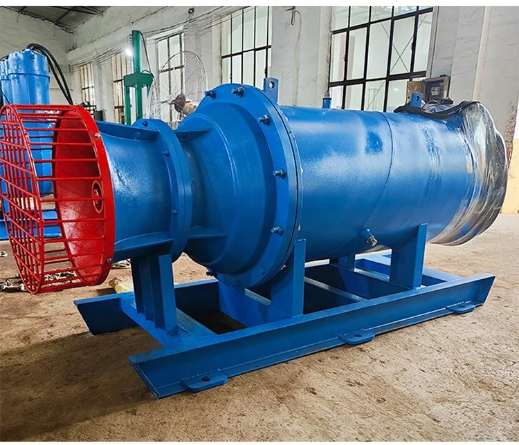 Customized large submersible axial flow pump automatic large flow flood control pump sled mixed flow pump