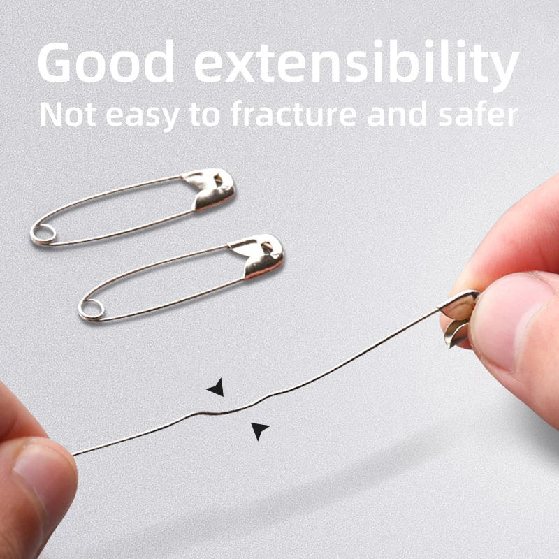 Factory custom Diy Sewing Tools Accessory Gold Safety Pins Stainless Steel Needles Silver Safety Pin
