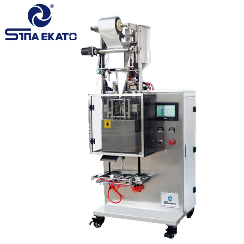 China manufacturer automatic cream liquid powder sachet water oil packing and filling and packaging machine