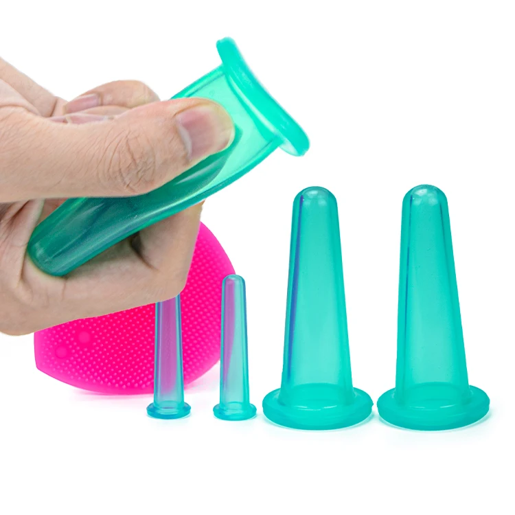  4pcs 6pcs Beauty Skin Care Wash Face Silicone Brush Facial