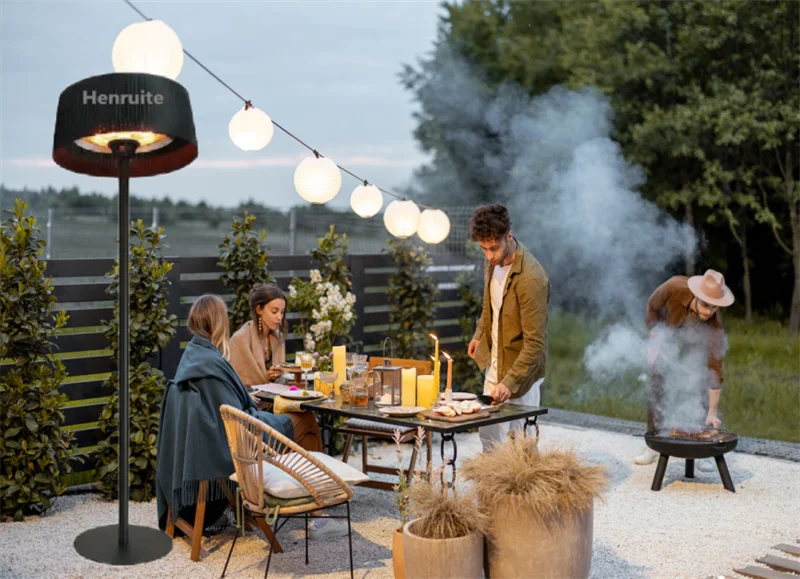 Quickly heating Garden Electric Heaters Stand Outdoor Heater Patio Heater