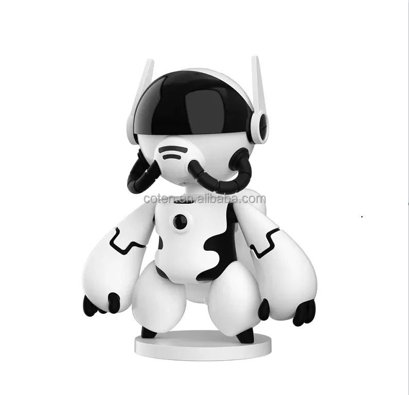 1080P Indoor WiFi Dog Camera Baby Monitor Cute Robot Shape with Motion Detection, IR Night Vision, 2 Way Voice, APP Control,