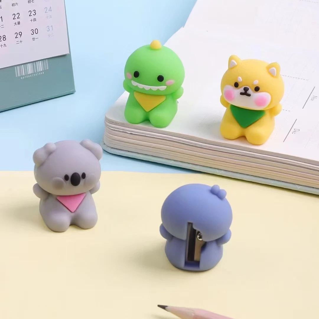 Дешевая стандартная точилка для карандашей, школьник, милый точилка для домашних животных