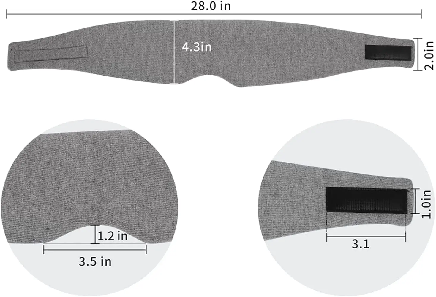 OEM factory sleeping eye mask Face-Hugging Padded Silk Sleep Mask for Deep Sleep