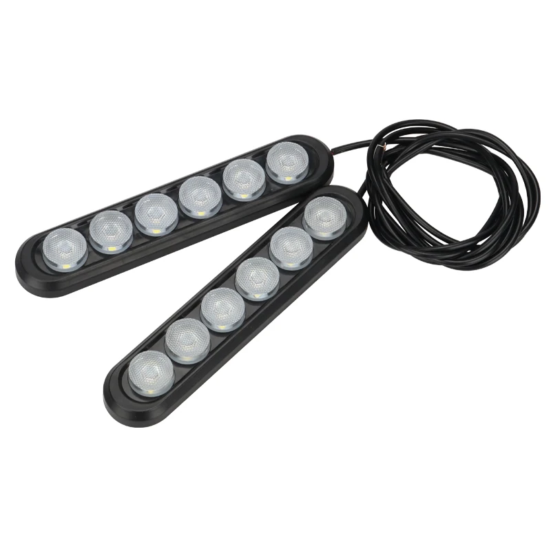 12V 6 Led Lamp Car Side Light Day Time Running Light Super Bright For Car Truck off Road Driving Indicator Light WaterProof