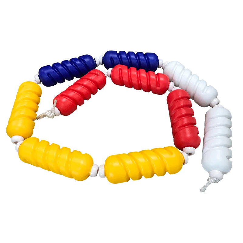 Anti Scratch Custom Color Swimming Pool Lane Rope 3 Shapes Pool Lane Line With Patented Product