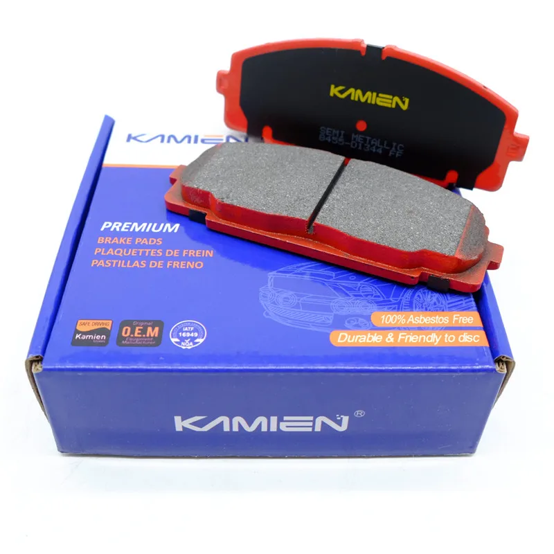 High quality China front auto brake pads oem rear brake pads