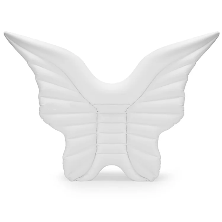PVC inflatable angel wings floating row enlarged thickened butterfly wings swimming circle floating bed