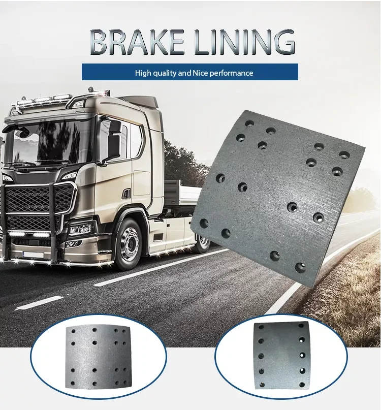China Factory OE 682037 Casting Brake Shoe Lining DAF Trailer Brake Lining 19150