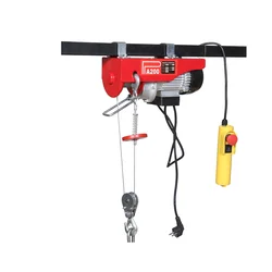 PA1000 лебедка электрическая лебедка 220 В однофазный двойной подъемный крюк Электрический кабельный подъем 2200lbs