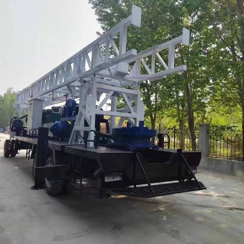 600 Meters DTH and Reverse Circulation Water Drilling Rig Truck Mounted Borehole Drilling Rig