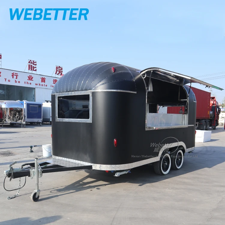 WEBETTER Imbisswagen Foodtruck Remorque Alimentaire Airstream Mobile Food Truck Trailer With Full Kitchen For Sale Europe