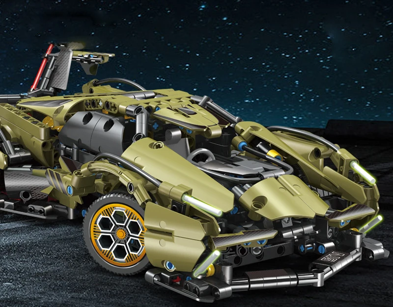 1;14 High Technic Super Racing Car Model Speed Furious Sports Car 1012pcs Building Block set Toys Kids Car assembly model