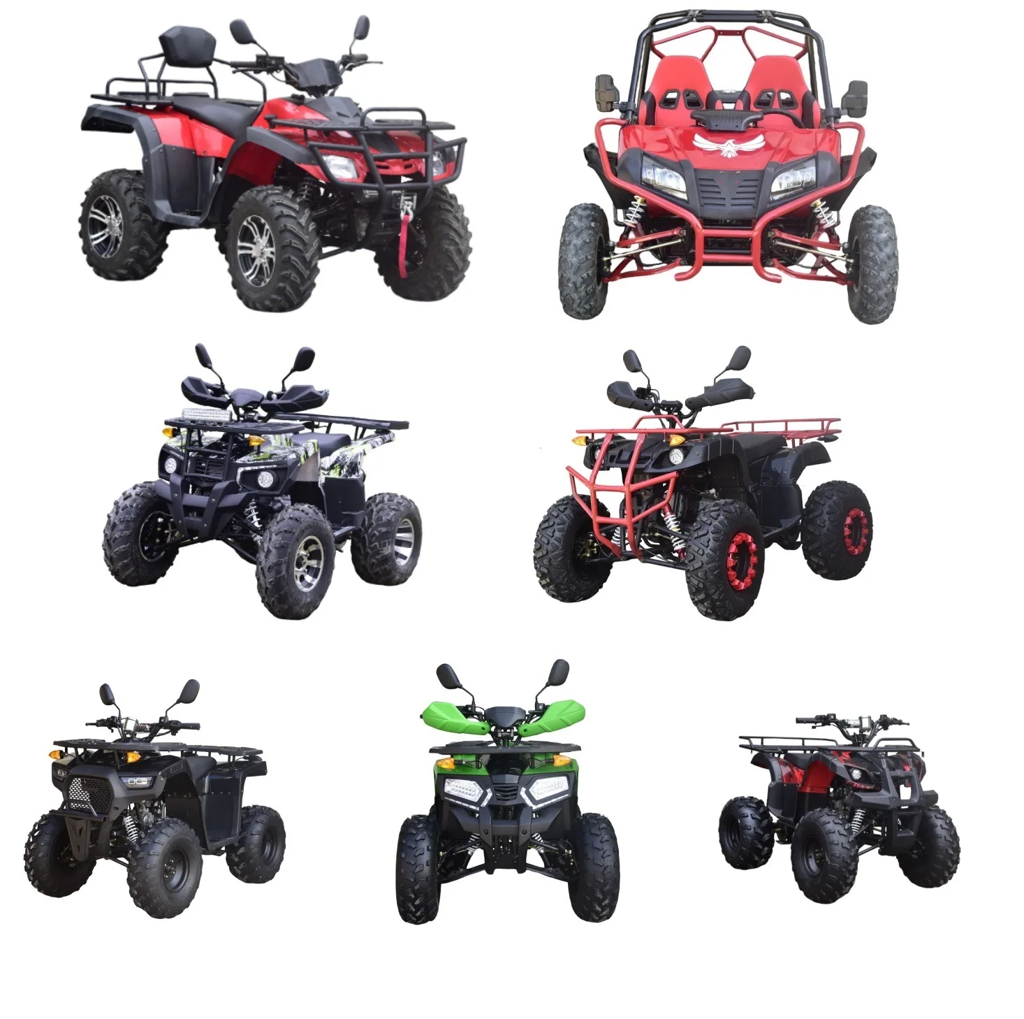 Высокопроизводительный Одноместный 200cc пляжный багги quad go karts для продажи