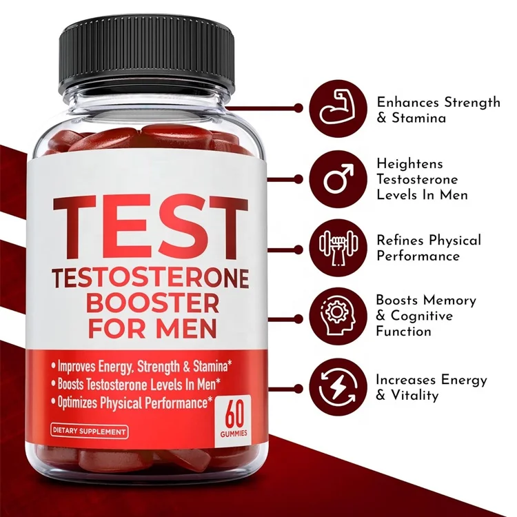 OEM/ODM Energy Booster мужской мармеладный тестостерон с тонгкатом Ali Horny козий сорняк Tribulus Terrestris пажитник черный мака