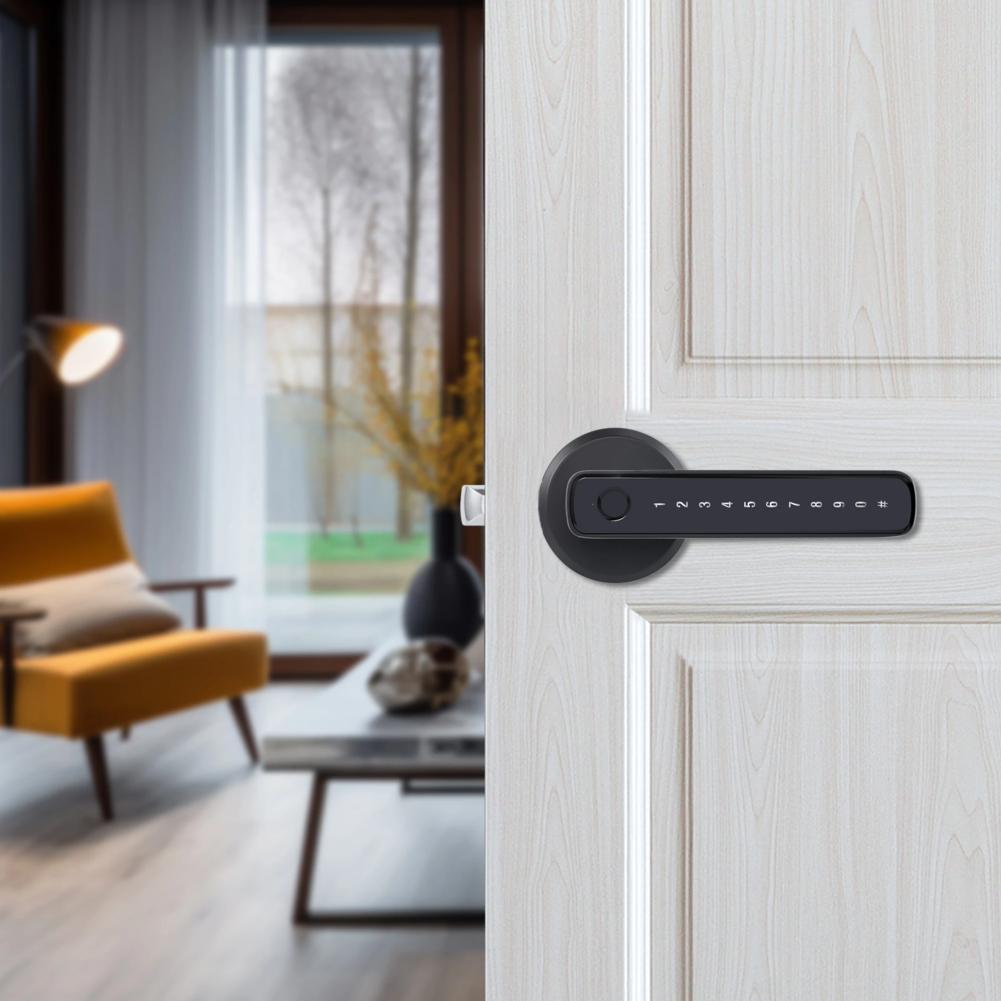 Be Tech Automatic Intelligent Finger Print Door Lock Outdoor Smart Locks Digital Smart Lock