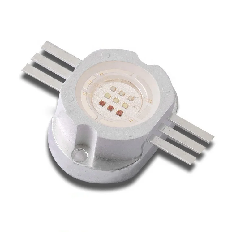 High Power 10W RGB LED Diode Full Color round LED with Epileds Chip 30W 60W 90W Variants Available