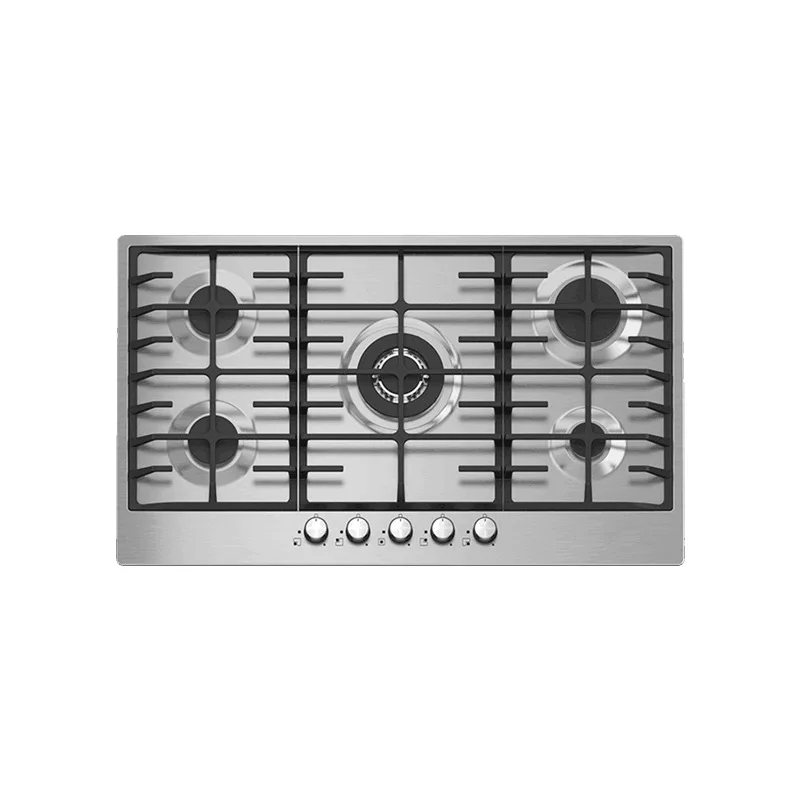 Modern Novel Design Hotel Gas Stove European Gas Stove with Prices Mirror Glass 5 Oven Gas Stovelow Price Best Welcome Fashion