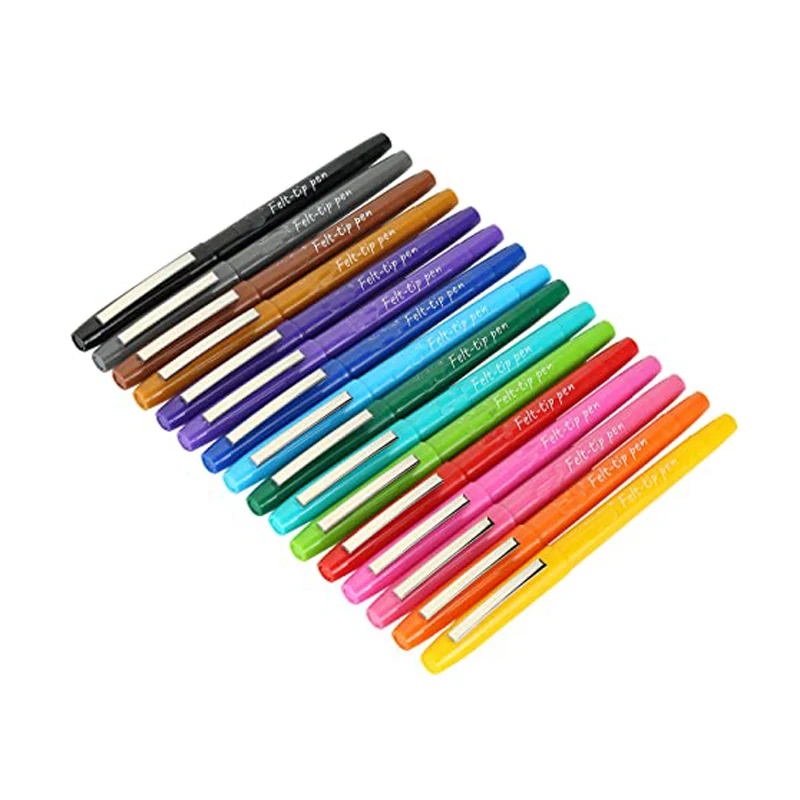 Kids Students Drawing Writing Plus Pen Felt Tip Water Pen Custom Art Painting Markers Set