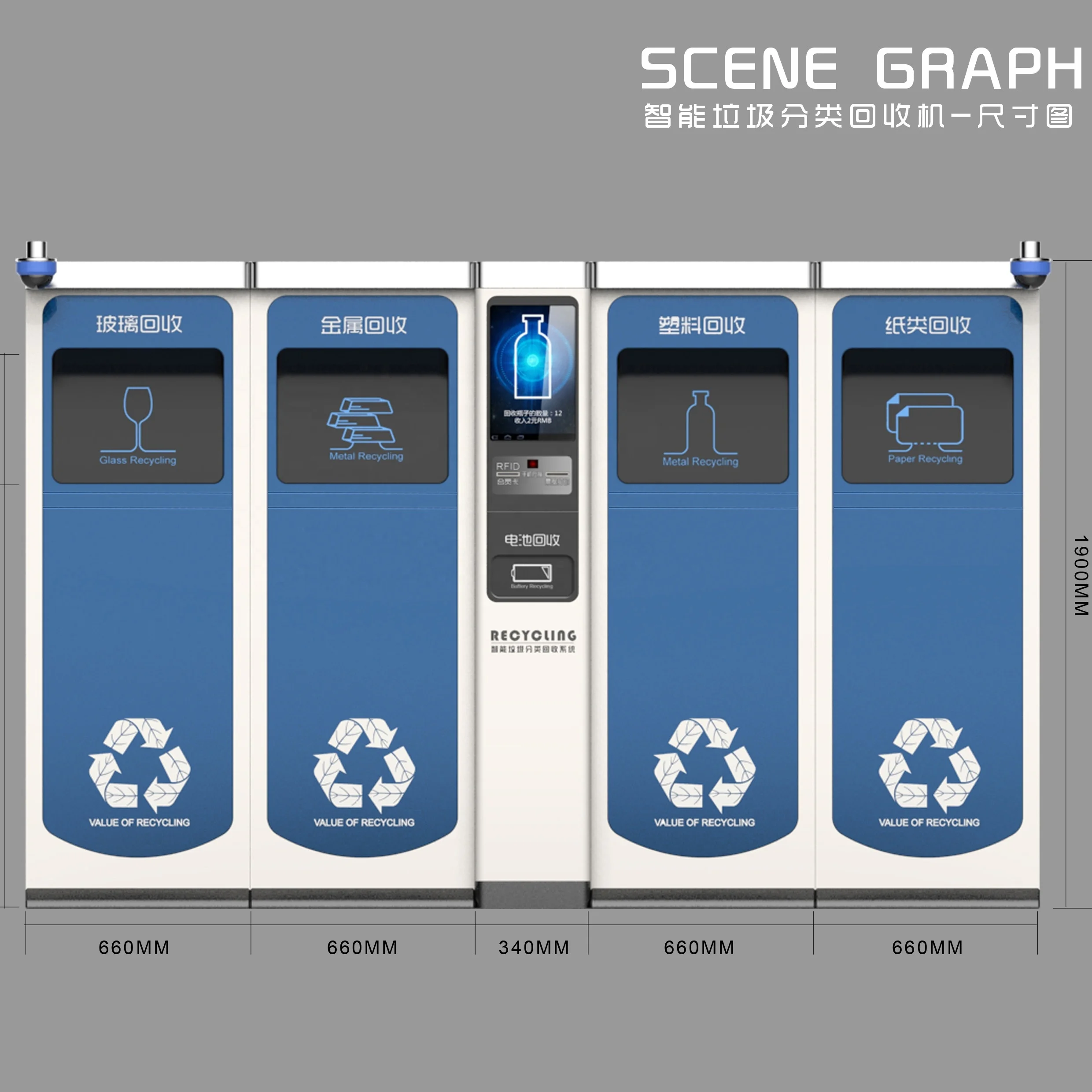 
[commercial version] Muti sorting Intelligent recycle machine 