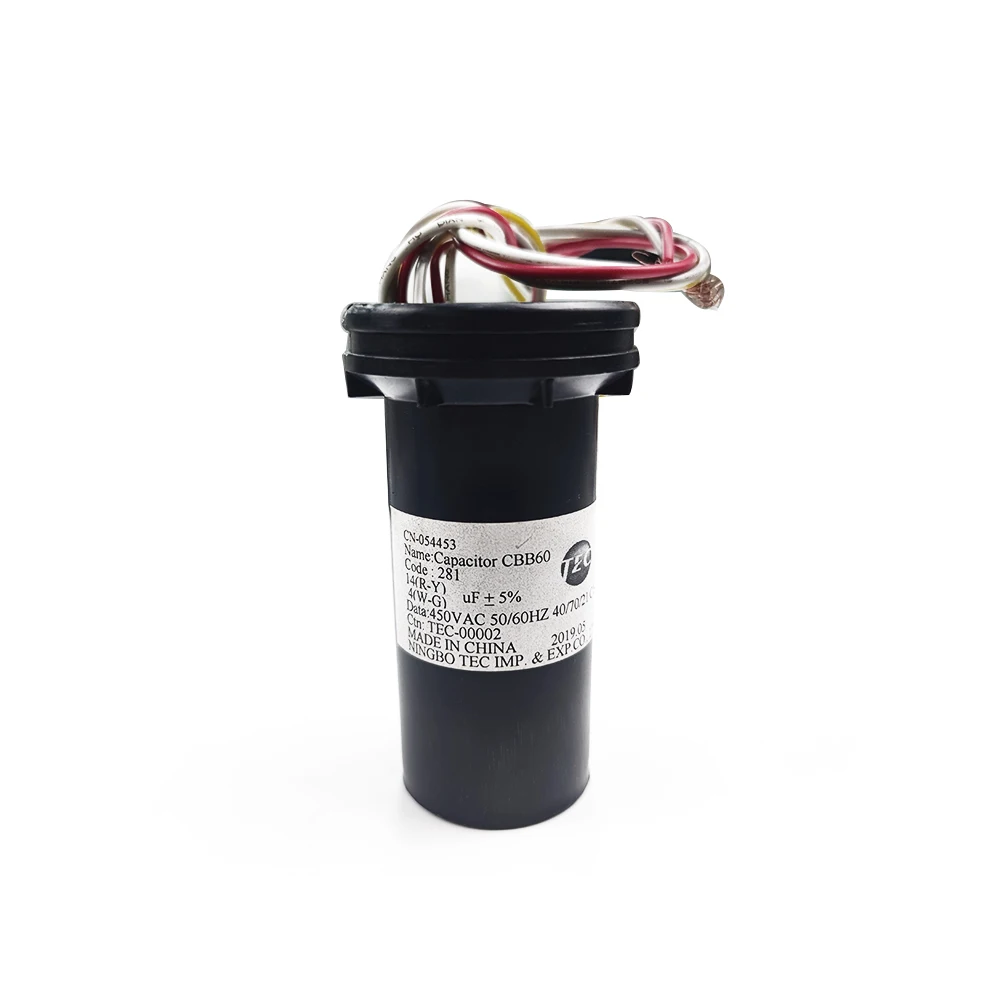 washing machine parts 10kg Twin,12kg Twin CBB60 capacitor 14+4Uf