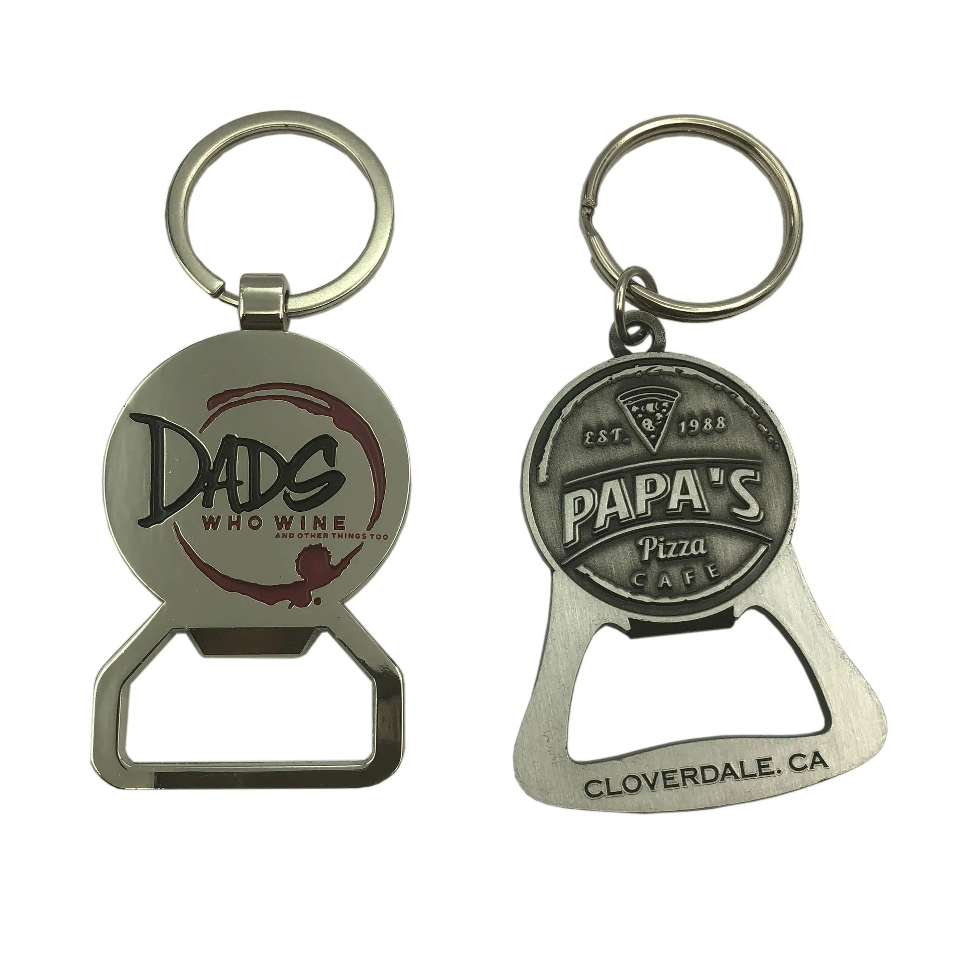 Abridor De Garrafa Metal Bottle Beer Opener Custom Key Chains Chain China Keychains Enamel Alloy Keychain