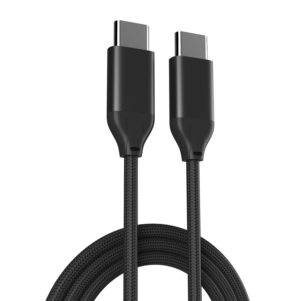 USB3.1 Gen 2 Type C to Type C Cable PD100W Power Charge 20V 5A 10Gbps Free logo printing for charge and data transfer