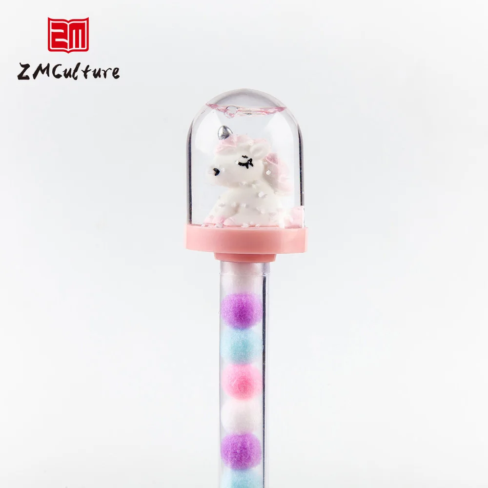 2022 New Arrival  Novelty Customized Fairy Magic cartoon Ballpoint Pen Cute Unicorn Pen For Gift