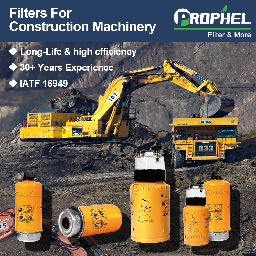 OEM Diesel Engine Fuel Filter Fuel Water Separator ASSY for Caterpillar 233-9856 2339856 BF7906-D BF7906D FS19917 H290WK WK8149