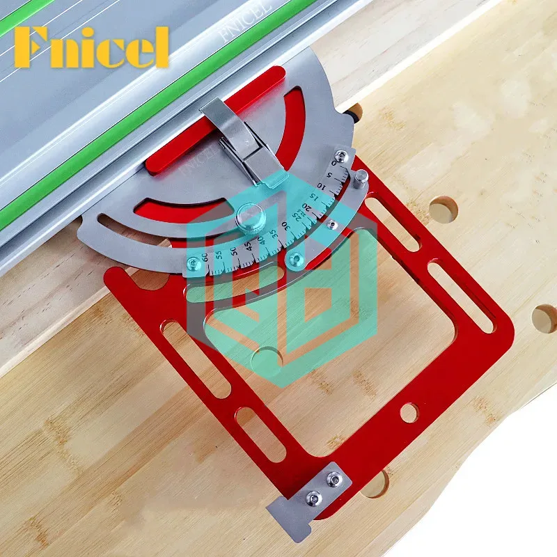 Woodworking Adjustable Angle Guide Rail Clamp for Electric Circular Saw Engraving Machine Angle Cutting Board Auxiliary Tool
