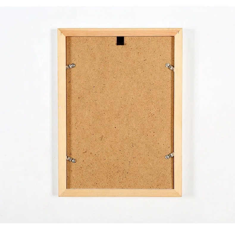 Solid wood photo frame hanging wall picture  mounting A4 art mounting frame  octagonal sketched frame