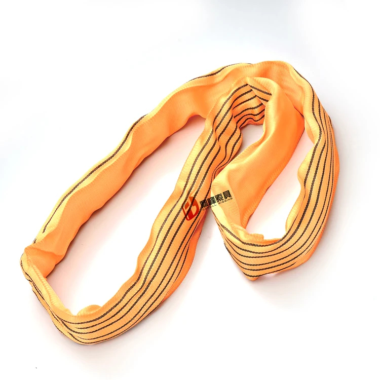 Бесконечный круглый подъемный строп из полиэстера, 25 тонн