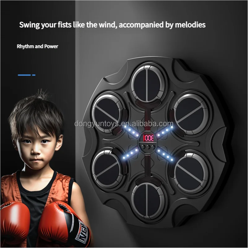 NEW Wall Mount machine Bluetooth Smart Punching Target for Kids Adult Music Boxing Machine Sport Toys for KidsHome Office Gym
