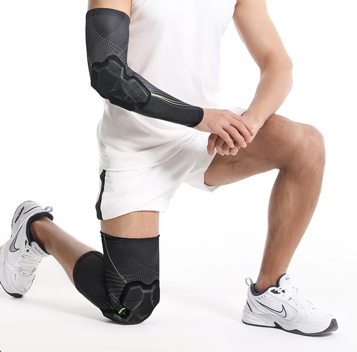 Long Compression Leg Sleeves Braces For Basketball Volleyball Football Basketball Sports Kids Youth Volleyball Knee Pads