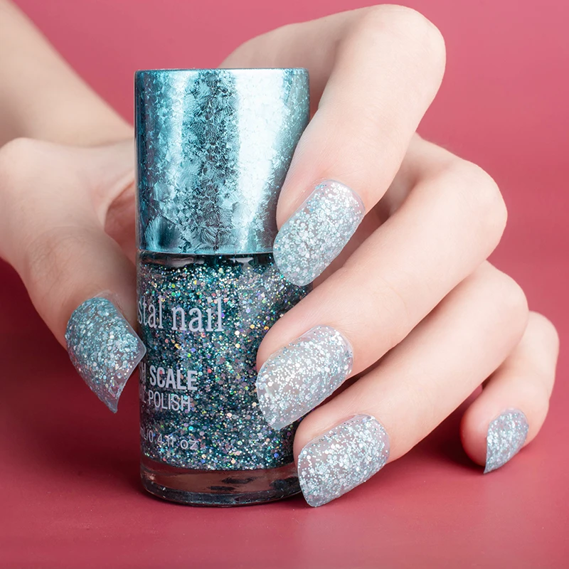 2023 Factory Supply Fish Scales  Glitter Aurora  Nail Polish  For Nail Beauty