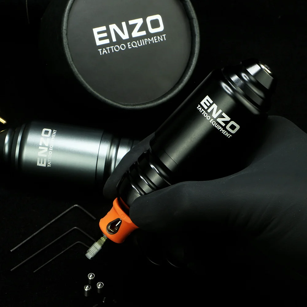 2022 Hot Tattoo Cartridge ENZO Round Liner Shader Bugpin Available Long Tips For All Size Permanent Makeup 1RL Needles