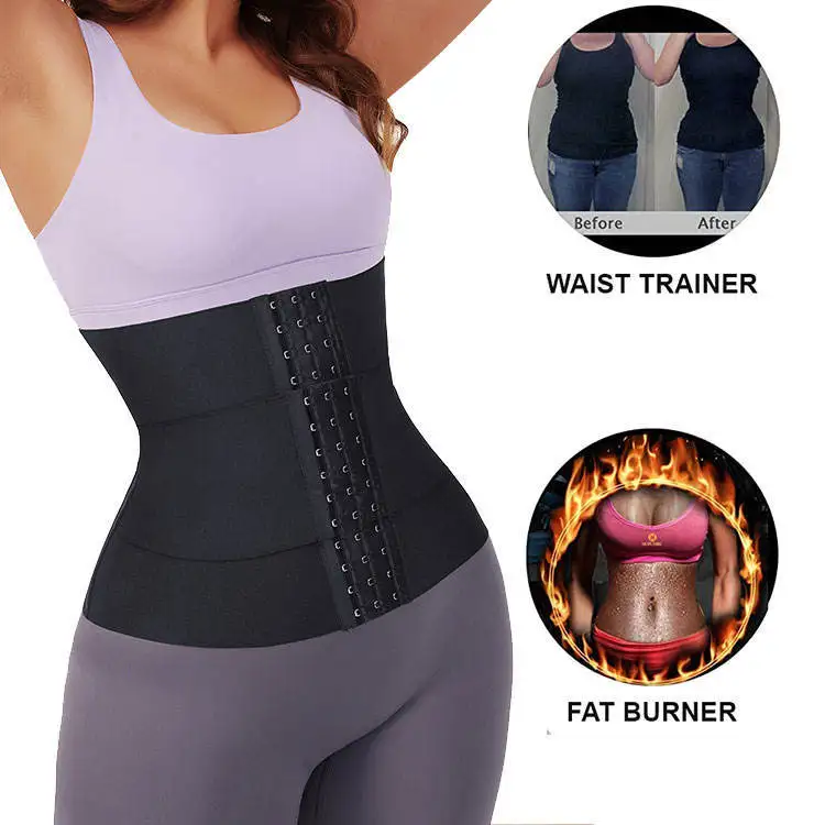 New Women Latex Plus Size Gym Yoga Waist Trainer Shaper Fitness Waist Trimmers Corset Shapewear