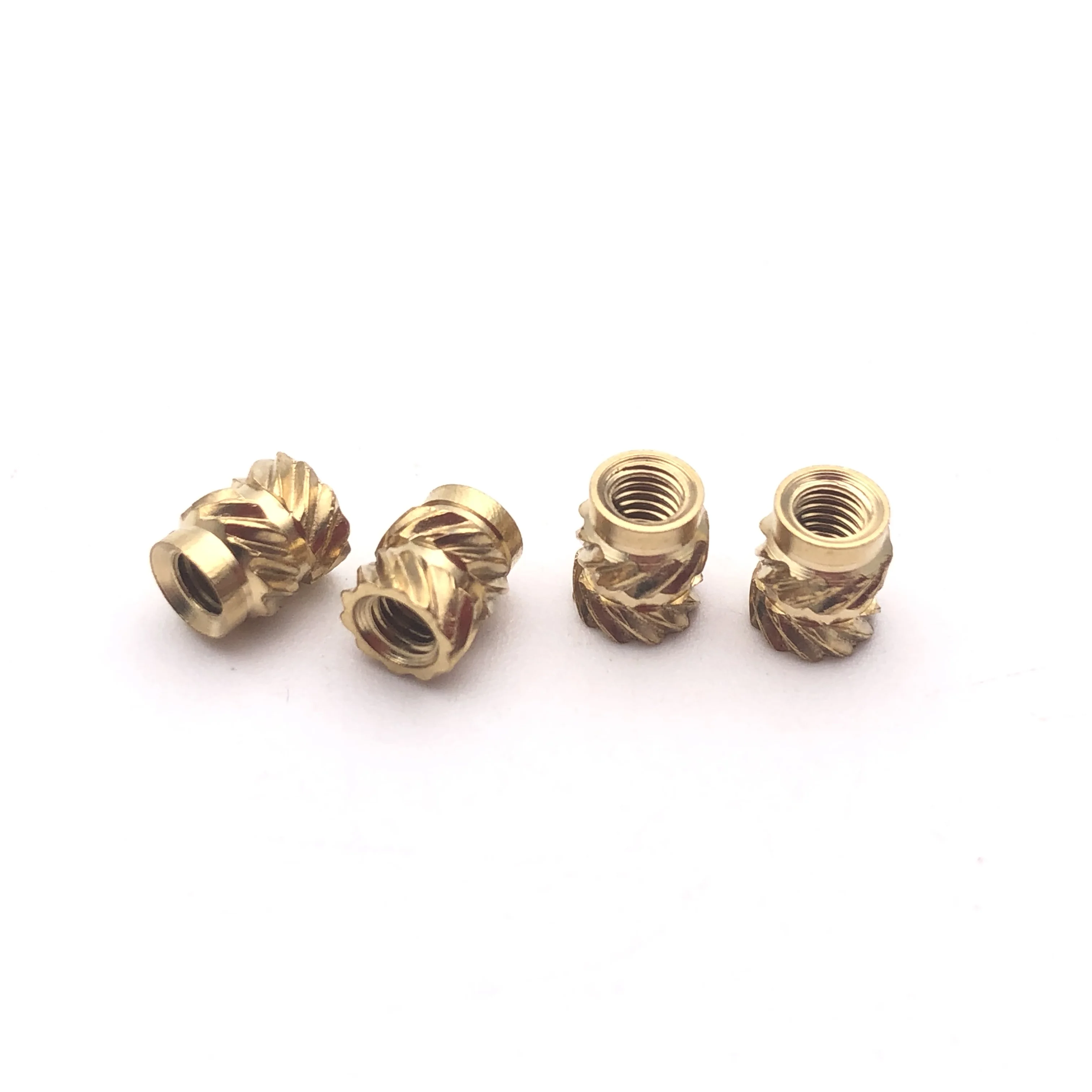 M5 M6 Brass Threaded Inserts Nut Knurl Nuts for Insert Molding