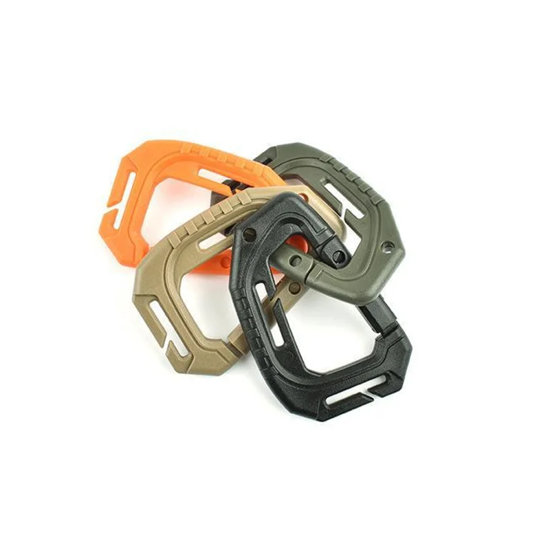 9cm EDC Outdoor Sports Hiking Camping Plastic Climbing Carabiner Hook
