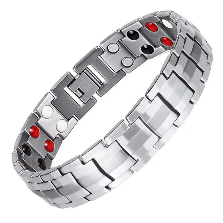 Healthcare Germanium Negative Stainless Bio Magnetic Bracelet Pain Relief Energy Bracelet