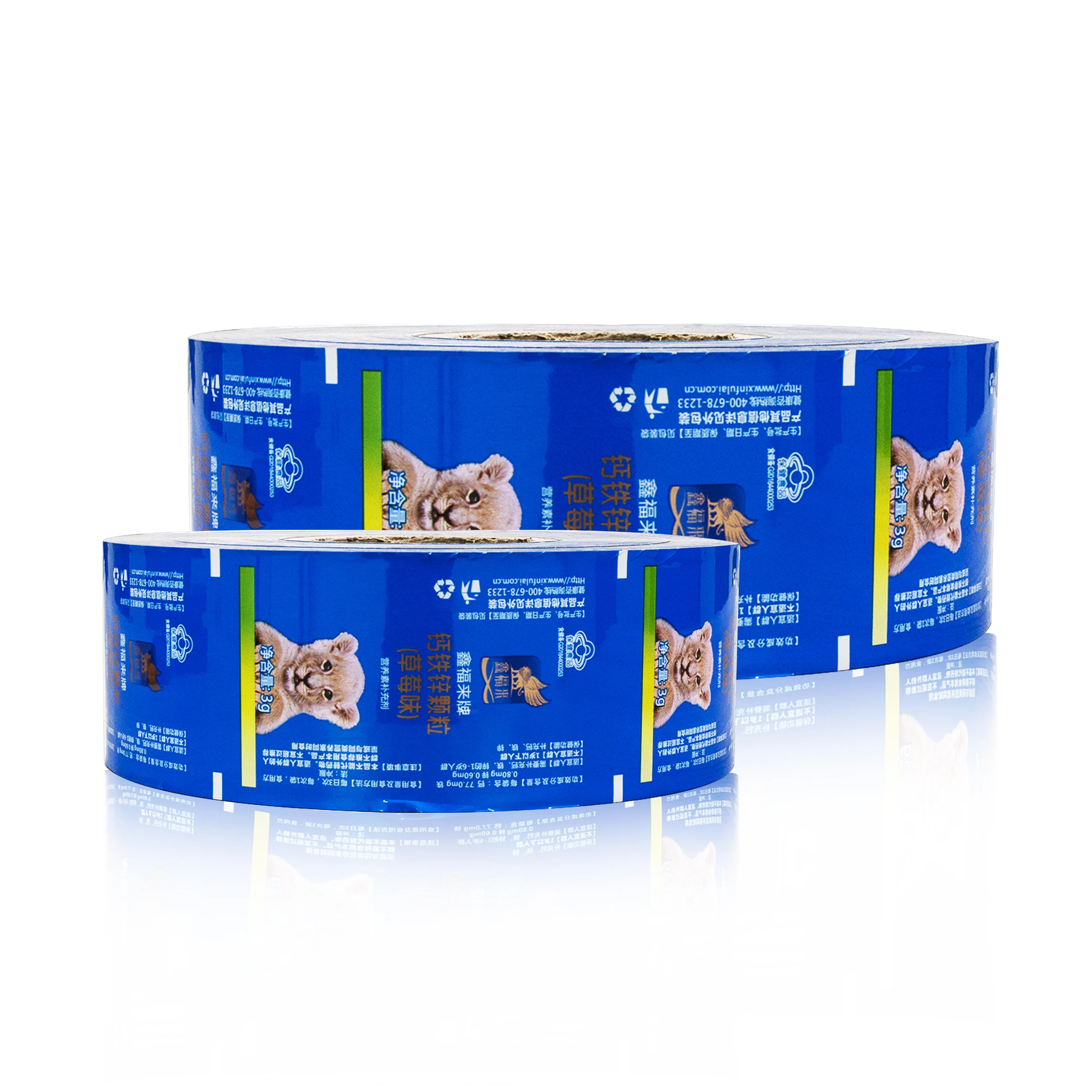 CCPAK  food packing lamination film in rolls glossy for cookies  candy  snack  bread